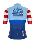 SANTINI jersey de manga corta - LA VUELTA 2021 - azul