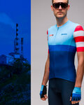 SANTINI jersey de manga corta - LA VUELTA 2021 - azul