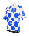 SANTINI jersey de manga corta - LA VUELTA 2021 - blanco/azul
