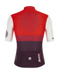 SANTINI jersey de manga corta - LA VUELTA 2021 - rojo