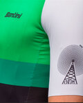 SANTINI jersey de manga corta - LA VUELTA 2021 - verde
