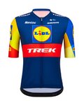 SANTINI jersey de manga corta - LIDL TREK 2024 - azul