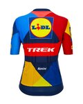 SANTINI jersey de manga corta - LIDL TREK 2024 LADY - amarillo/rojo/azul