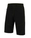 SANTINI pantalones cortos sin tirantes - SELVA MTB - negro/verde