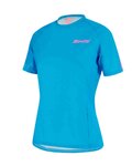 SANTINI jersey de manga corta - SASSO MTB LADY - turquesa