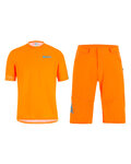 SANTINI Maillot y pantalón MTB - SASSO MTB - naranja