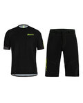 SANTINI Maillot y pantalón MTB - SASSO MTB - negro