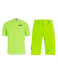 SANTINI Maillot y pantalón MTB - SASSO MTB - verde