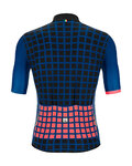 SANTINI jersey de manga corta - MITO GRIDO - rosa/negro/azul