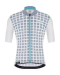 SANTINI jersey de manga corta - MITO GRIDO - blanco/gris