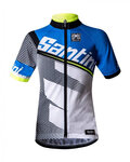 SANTINI jersey de manga corta - CONAN KIDS - blanco/negro/azul
