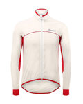 SANTINI chaqueta cortaviento - ARIES - transparente/blanco/rojo