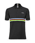 SANTINI Camiseta de manga corta - UCI POLO - negro