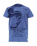 SANTINI Camiseta de manga corta - UCI STORY - azul/multicolor