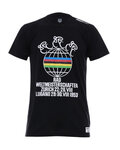 SANTINI Camiseta de manga corta - UCI STORY - arcoíris/negro