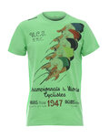 SANTINI Camiseta de manga corta - UCI STORY - verde/multicolor