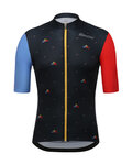SANTINI jersey de manga corta - LA VUELTA 2018 - azul/negro/rojo