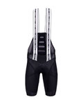 SANTINI pantalones cortos de tirantes - B-COOL - negro