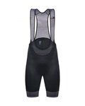 SANTINI pantalones cortos de tirantes - SCATTO - negro