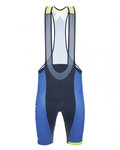 SANTINI pantalones cortos de tirantes - TEAM SLOVENIA 2020 - negro