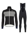 SANTINI chaqueta y pantalón de invierno - COLORE WINTER III - negro/blanco