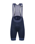 SANTINI pantalones cortos de tirantes - SCATTO  - azul