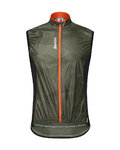 SANTINI chaleco - FINE  - naranja/verde
