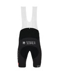 SANTINI pantalones cortos de tirantes - TEAM SLOVAKIA 2019 - negro