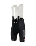SANTINI pantalones cortos de tirantes - TEAM SLOVAKIA 2019 - negro