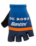 SANTINI guantes de dedos cortos - DE ROSA 2019 - azul