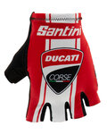 SANTINI guantes de dedos cortos - DUCATI CORSE 2019 - negro