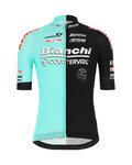 SANTINI jersey de manga corta - TEAM BIANCHI 2019 - negro/turquesa