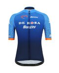 SANTINI jersey de manga corta - DE ROSA 2019 - azul