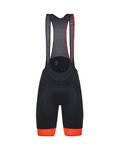 SANTINI pantalones cortos de tirantes - SCATTO - naranja/negro