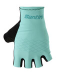 SANTINI guantes de dedos cortos - REDUX  - azul claro