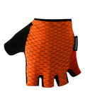 SANTINI guantes de dedos cortos - TONO - naranja