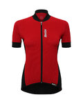 SANTINI jersey de manga corta - BRIO LADY - rojo/negro