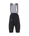 SANTINI pantalones cortos de tirantes - MAGO 2.0  - negro
