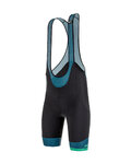 SANTINI pantalones cortos de tirantes - KARMA MILLE - azul/negro