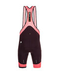SANTINI pantalones cortos de tirantes - KARMA MILLE - granate/rosa