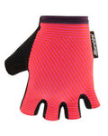 SANTINI guantes de dedos cortos - MILLE - naranja/rosa