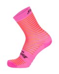 SANTINI calcetines clásicos - MILLE - rosa/naranja