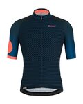 SANTINI jersey de manga corta - KARMA MILLE - azul/rosa