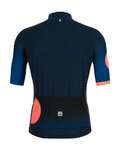 SANTINI jersey de manga corta - KARMA MILLE - azul/rosa