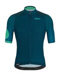 SANTINI jersey de manga corta - KARMA MILLE - azul/verde