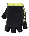 SANTINI guantes de dedos cortos - LUCE - amarillo/negro