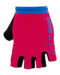 SANTINI guantes de dedos cortos - LUCE - rosa/azul