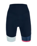 SANTINI pantalones cortos sin tirantes - GIADA HIP LADY - azul