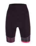 SANTINI pantalones cortos sin tirantes - GIADA HIP LADY - granate