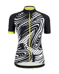 SANTINI jersey de manga corta - GIADA POP LADY - blanco/amarillo/negro